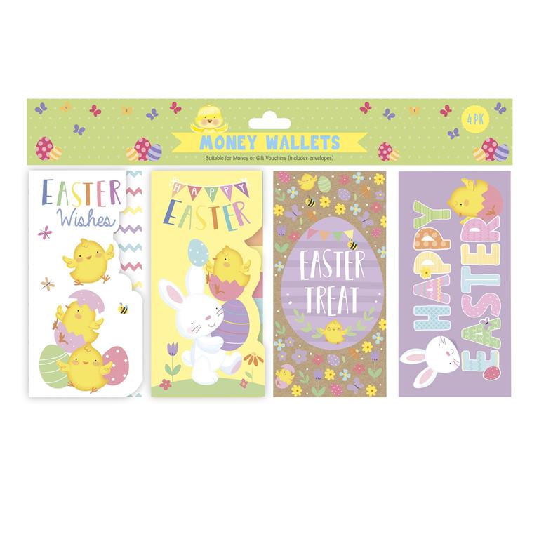 Cute Money Wallets 4 Pack - Click Image to Close