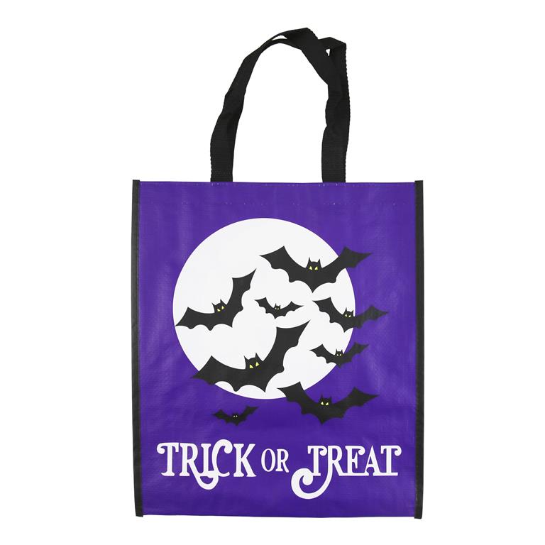 Halloween Trick Or Treat PP Woven Treat Bag - Click Image to Close