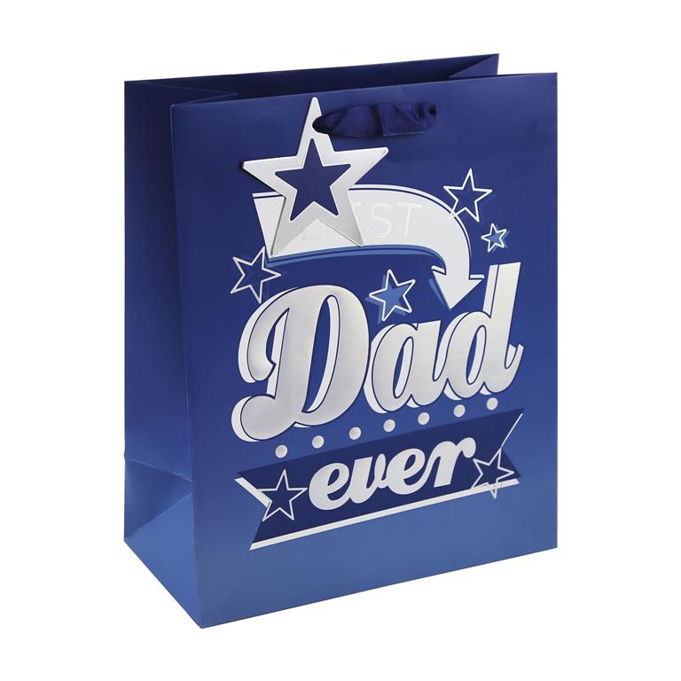 Best Dad Ever Large Gift Bag - Click Image to Close