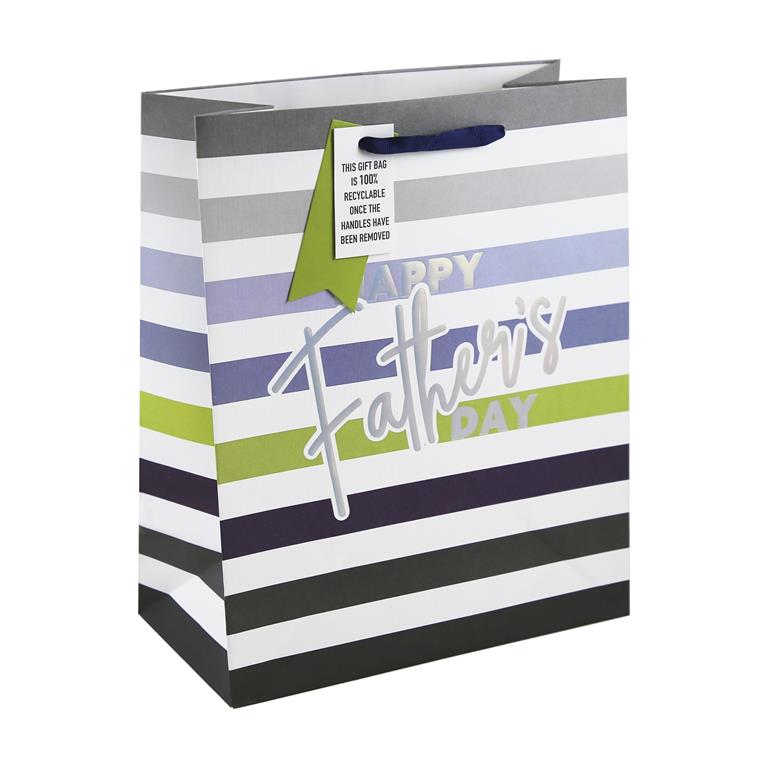 Happy Father's Day Large Gift Bag - Click Image to Close