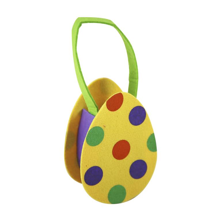 Easter Egg Felt Bag - Click Image to Close