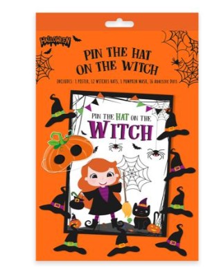 Halloween Pin The Hat On The Witch