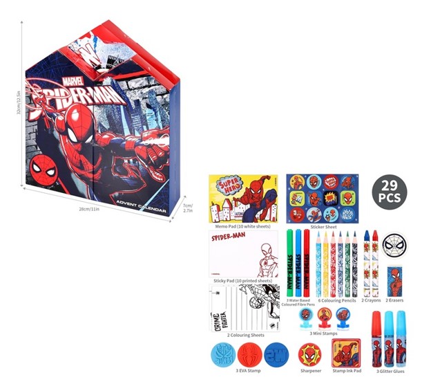 Spiderman Advent Calendar - Click Image to Close