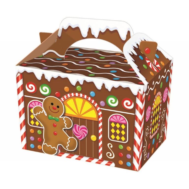Gingerbread House Food Box - Click Image to Close
