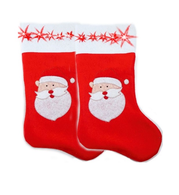 Light Up Star Stocking - Click Image to Close