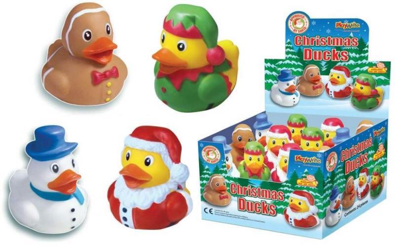 Christmas Ducks 5cm - Click Image to Close