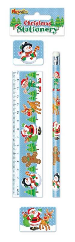 Christmas Stationery Set 4 Pack - Click Image to Close