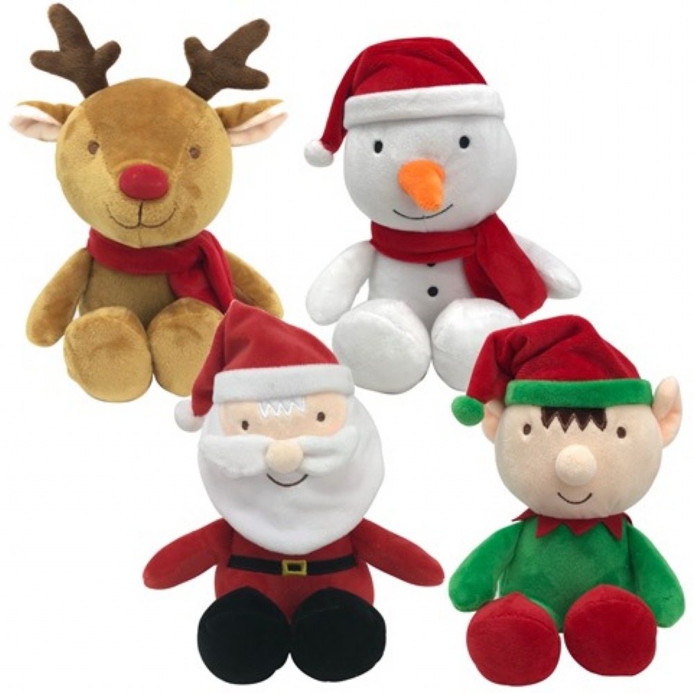 Plush Christmas Cuddlies 20cm - Click Image to Close