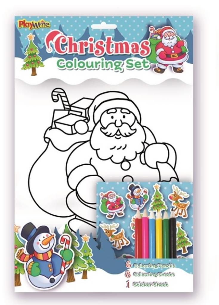 Christmas Colouring Set - Click Image to Close