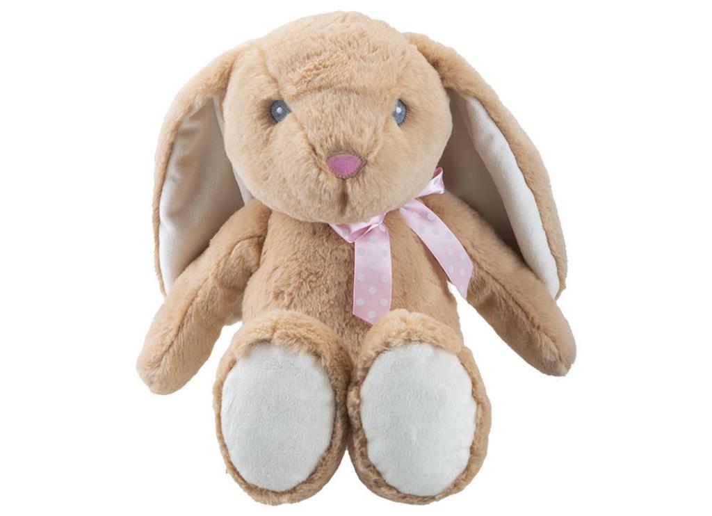 30CM SITTING FLOPPY PIPPIN RABBIT BROWN - Click Image to Close