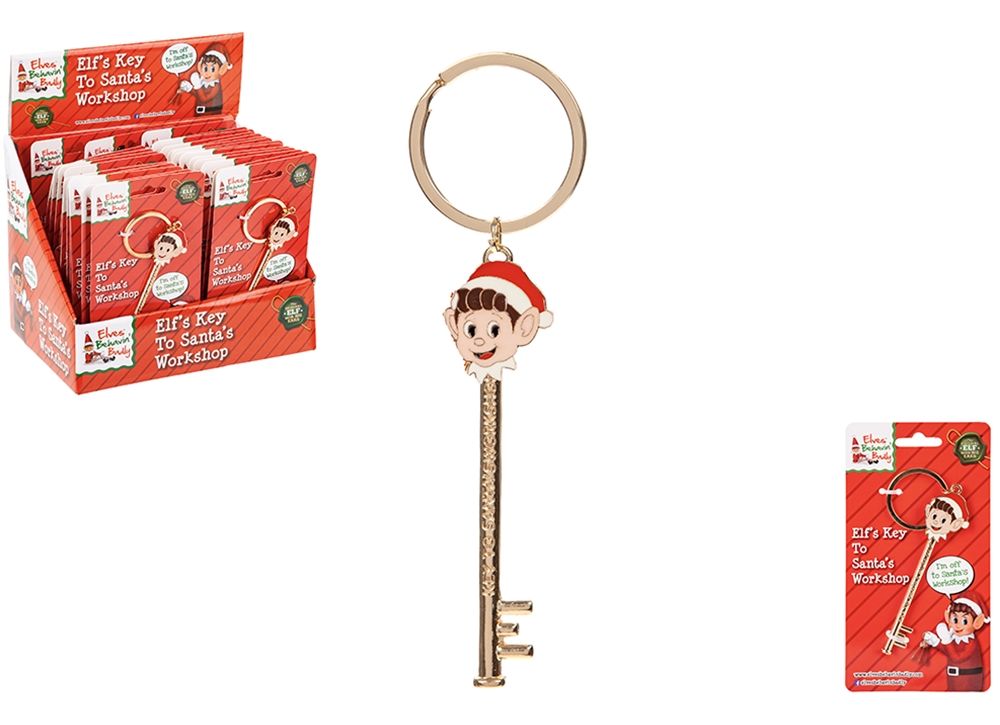 Elf Key To Santas Workshop - Click Image to Close