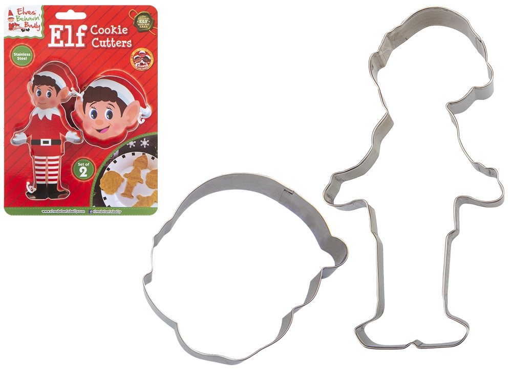 Elves Behavin' Badly Cookie Cutter Set - Click Image to Close
