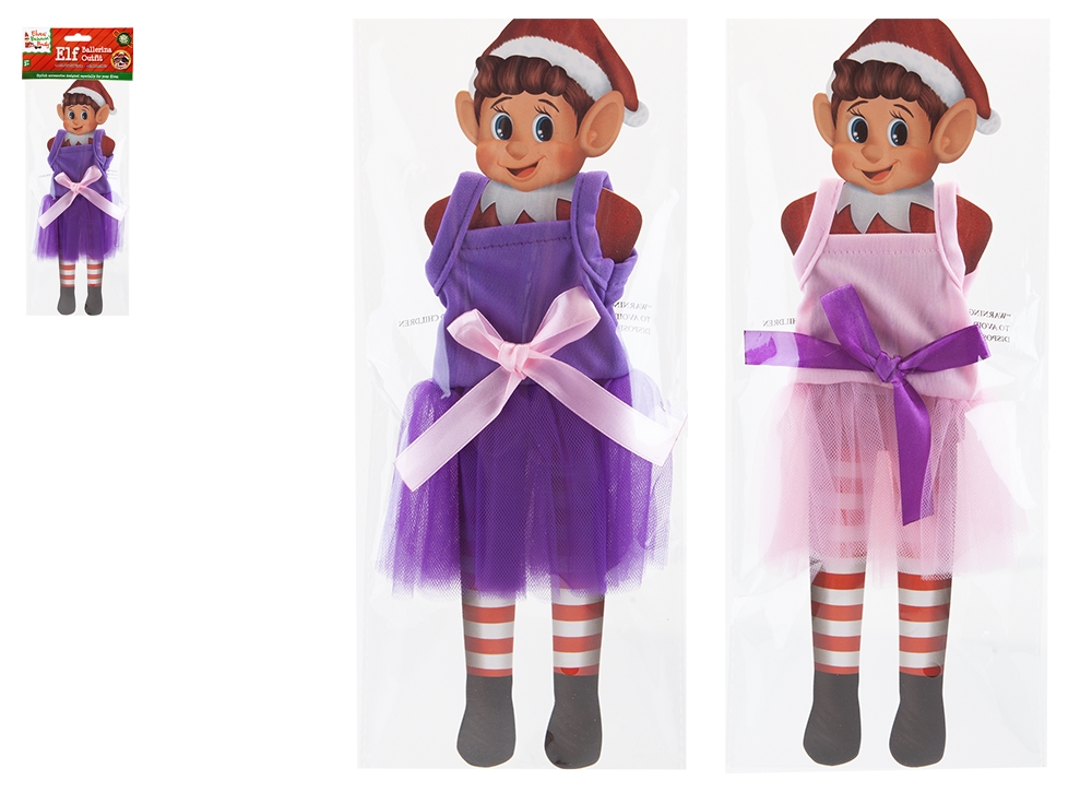Elf Deluxe Ballerina Outfit ( Assorted Colours ) - Click Image to Close