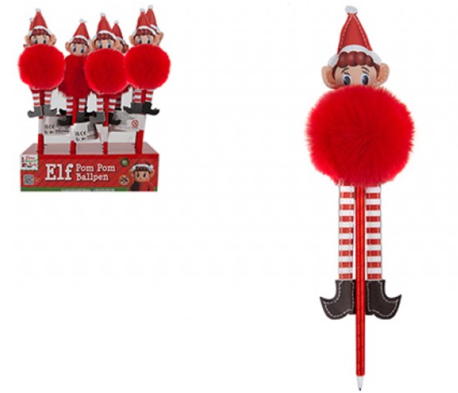 Elf Pom Pom Ball Pen - Click Image to Close