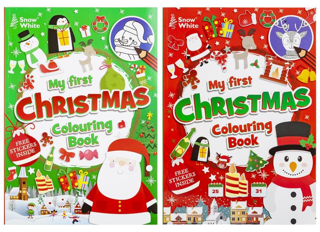 Extra Large My First Christmas Colouring Book - Click Image to Close