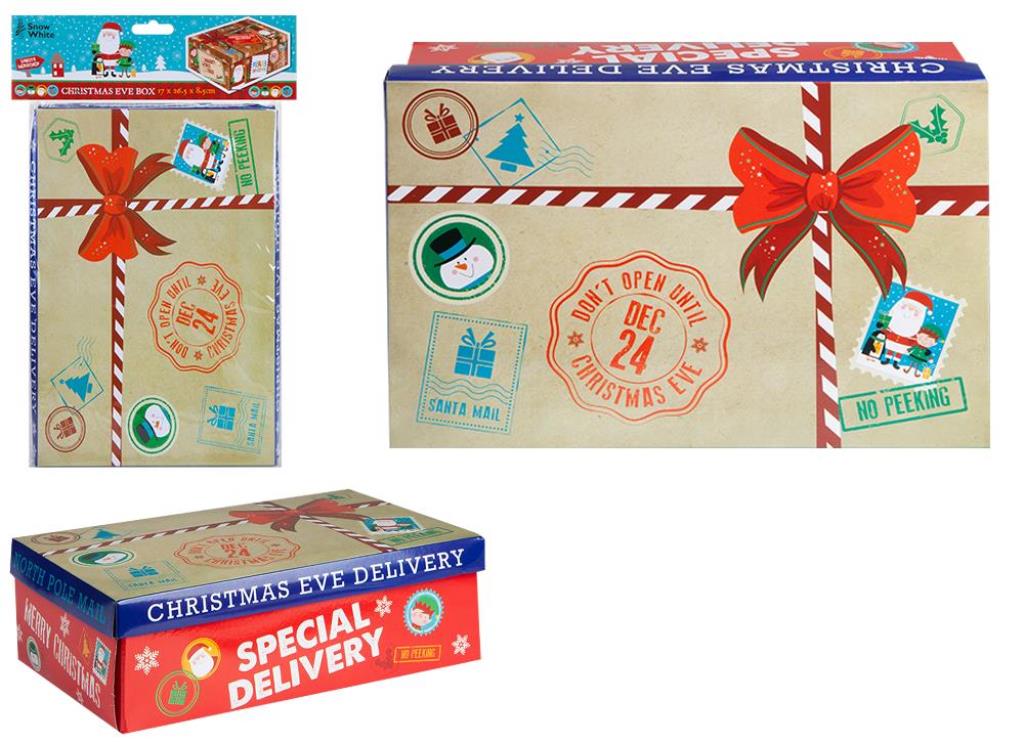 Mini Special Delivery Christmas Eve Box 17cm X 26.5cm X 8.5cm - Click Image to Close