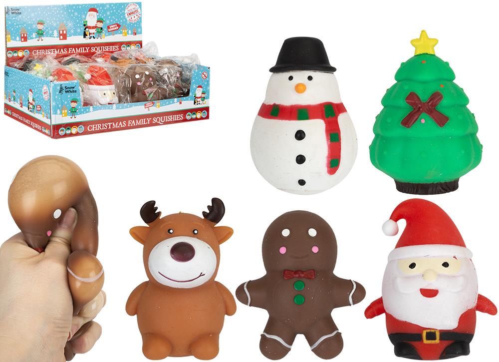 Christmas Squishy Family 9cm - Click Image to Close