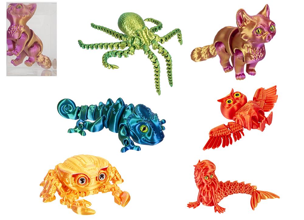 Large 3D Print Animal In Show Box - Click Image to Close