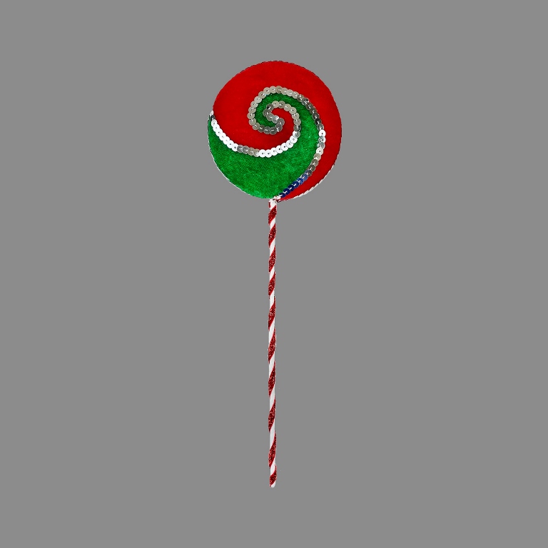 Lollipop Decoration Red/green 12 x 38cm - Click Image to Close