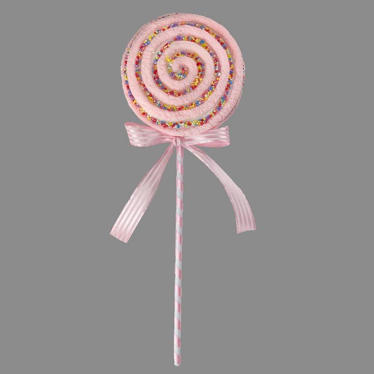 Lolly Stem Pink 15x43cm - Click Image to Close