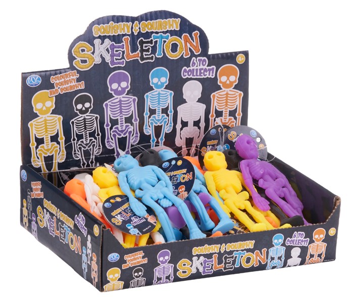 Squishy & Squashy Skeleton 11.5cm - Click Image to Close