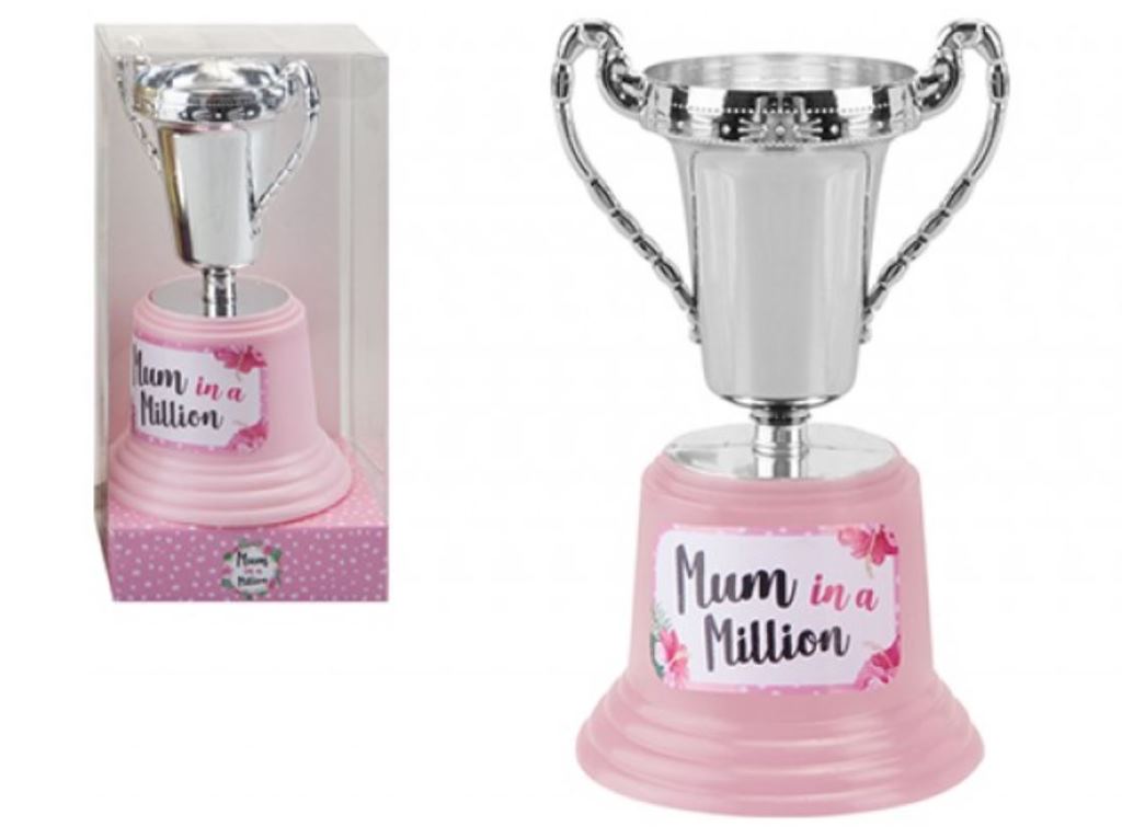 13cm Mum In A Million Plastic Trophy - Click Image to Close
