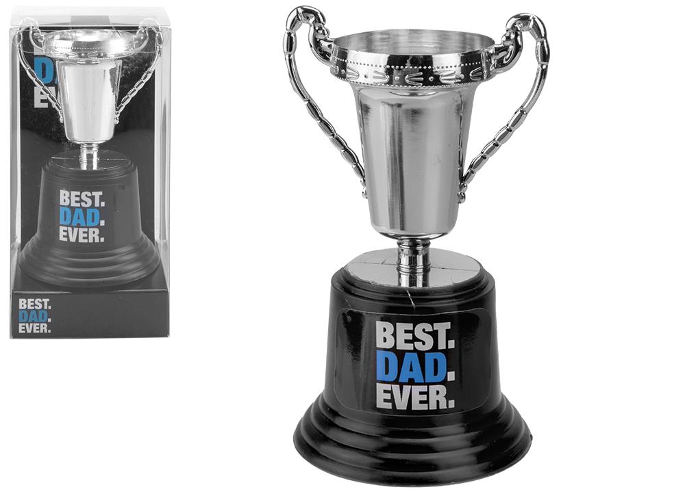 13cm Best Dad Ever Plastic Trophy - Click Image to Close