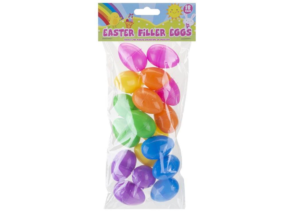 18PACK 4.5CM EASTER FILLER EGGS - Click Image to Close