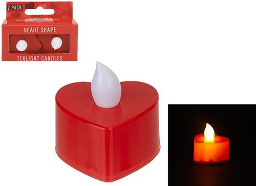 Battery Operated Tea Lights 2 Pack - Click Image to Close