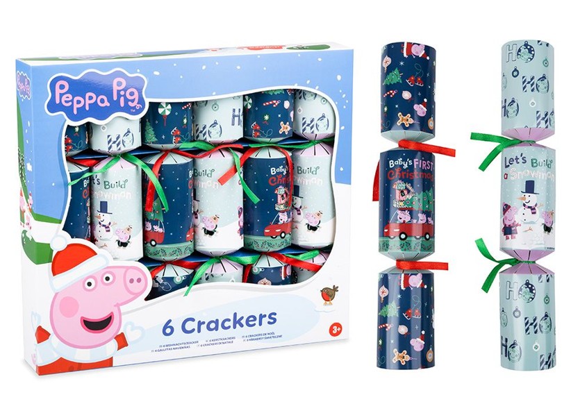 Peppa Pig 6 X 12" Crackers - Click Image to Close