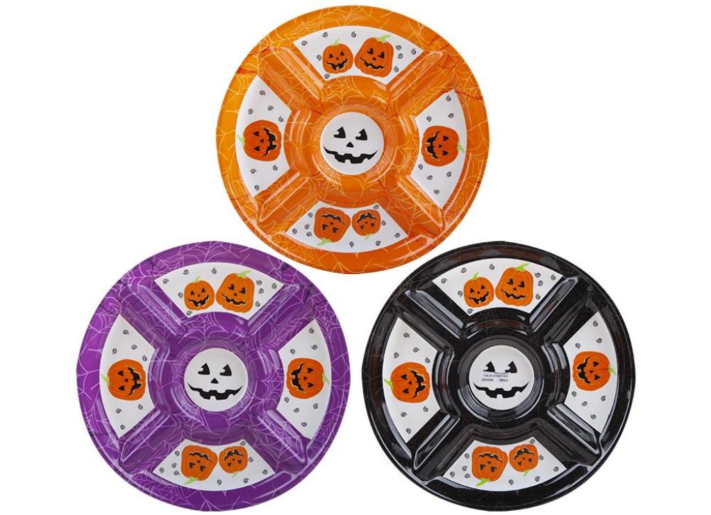Halloween 30cm Party Dip Tray ( Assorted Colours ) - Click Image to Close