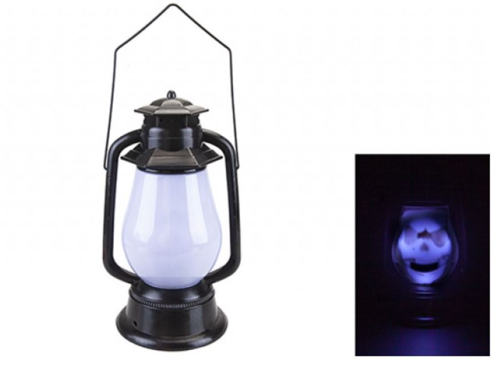 Spooky Lantern With Voice & Light - Click Image to Close