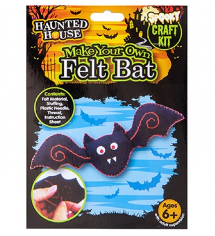 Make Your Own Felt Bat Craft Kit - Click Image to Close