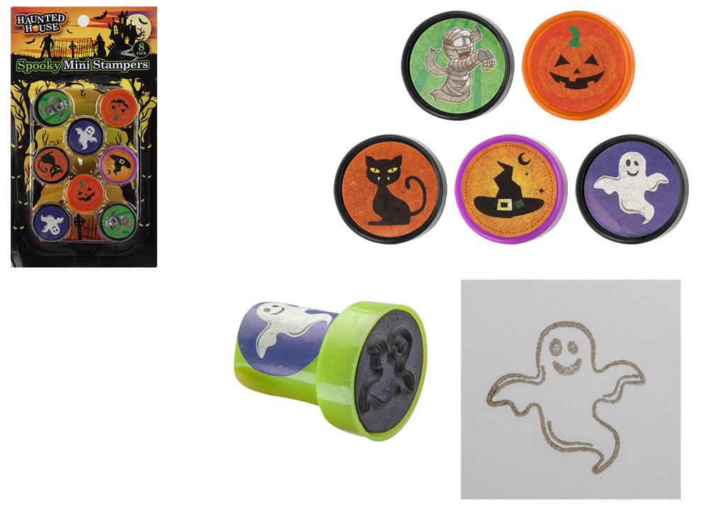 Halloween Mini Stampers Pack Of 8 - Click Image to Close