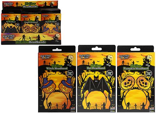 Halloween Glow Headbands - Click Image to Close