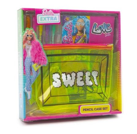 Barbie Extra Pencil Case Set - Click Image to Close