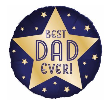 Fathers Day Best Dad Ever Standard Foil Balloons S40