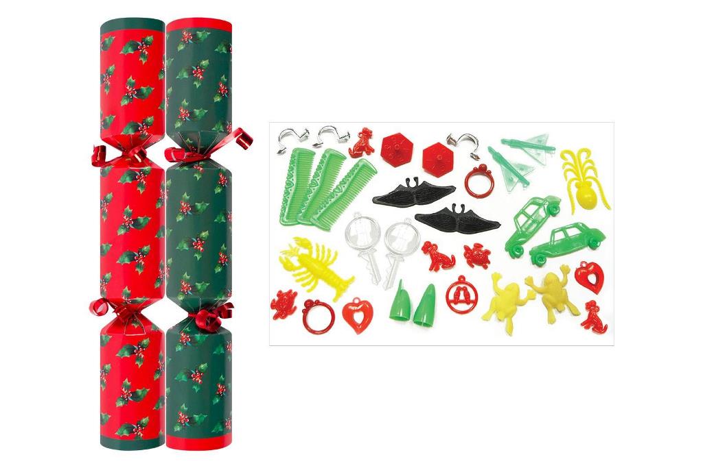 Christmas Crackers 10" x 50 Holly Cracker ( 35p Each ) - Click Image to Close