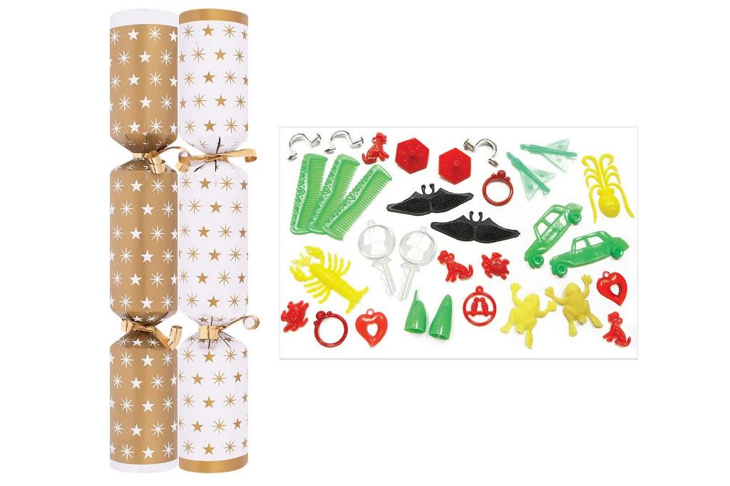 Christmas Crackers 10" x 50 Gold Star ( 35p Each ) - Click Image to Close
