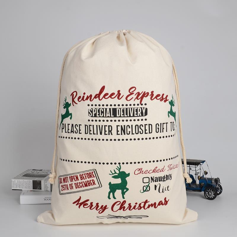 Rudolph Express Santa Sack 70cm X 50cm - Click Image to Close
