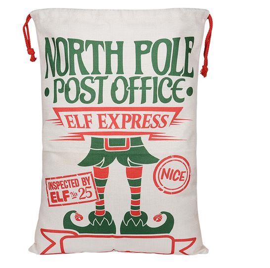 Rudolph Express Santa Sack 70cm X 50cm - Click Image to Close