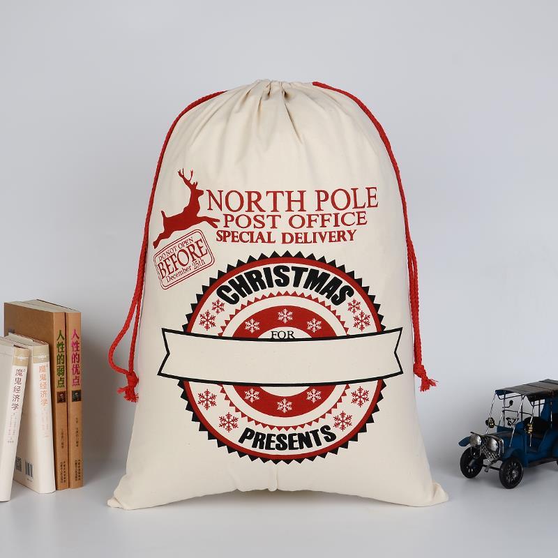 North Pole Post Office Santa Sack 70cm X 50cm - Click Image to Close