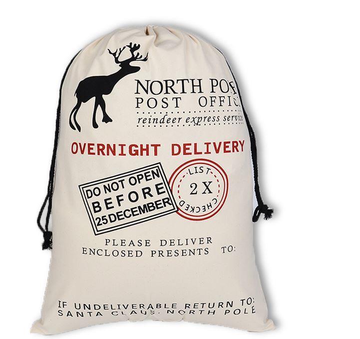 North Pole Express Santa Sack 70X50cm - Click Image to Close