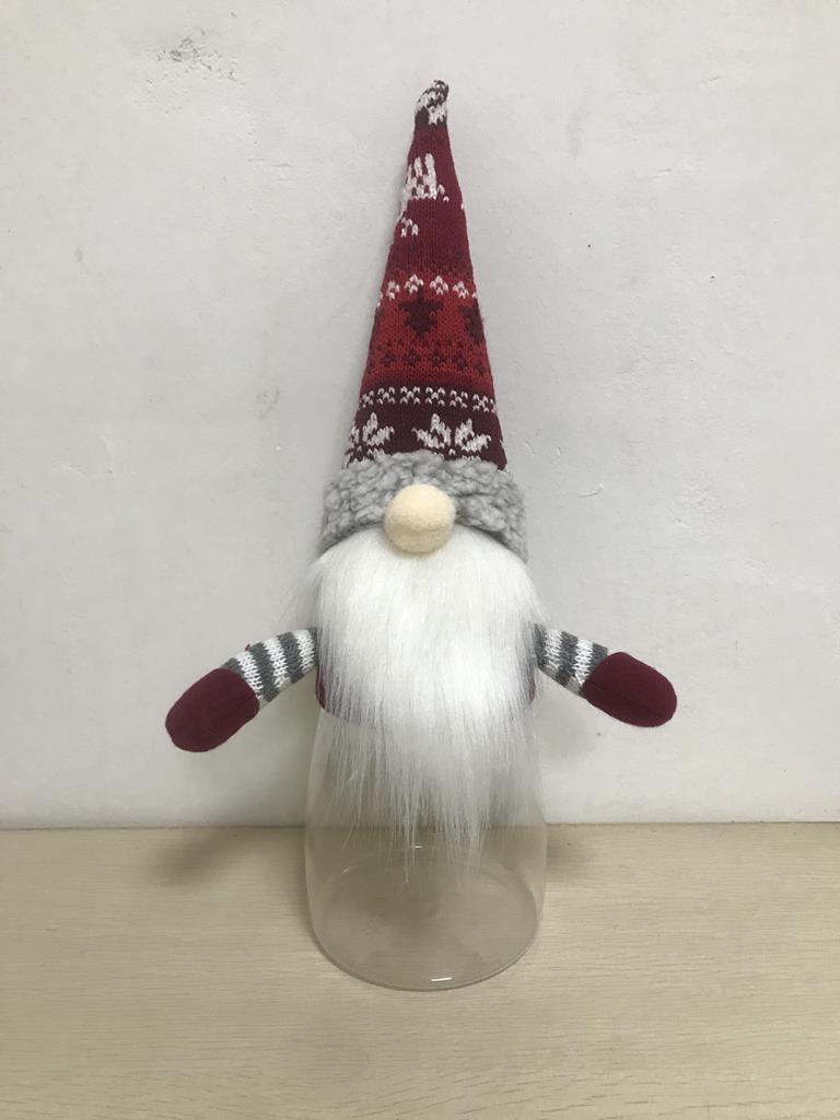 11" Nordic Classic Gonk Christmas Candy Jar - Click Image to Close
