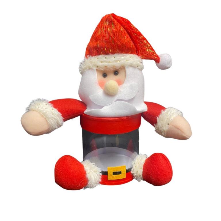 Santa Christmas 19" Candy Jar - Click Image to Close