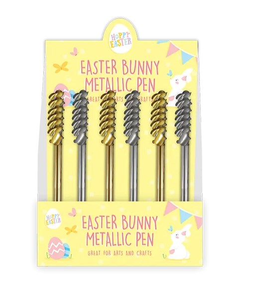 Easter Bunny Metallic Pen - Click Image to Close