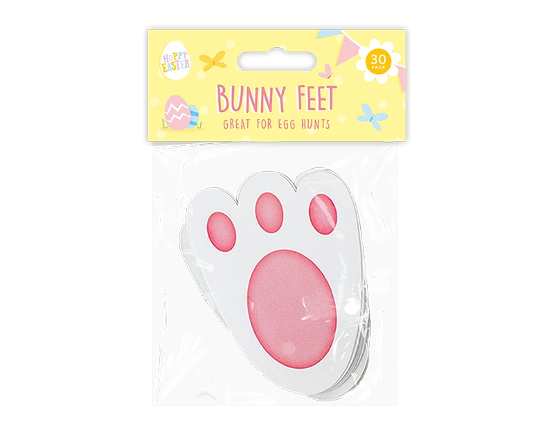 EASTER BUNNY FEET 30 PACK - Click Image to Close