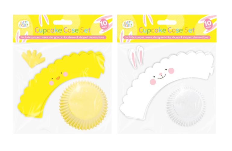 Easter Character Cup Cake Set 10 Pack - Click Image to Close