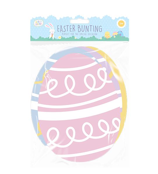 1 Metre Easter Egg Bunting - Click Image to Close