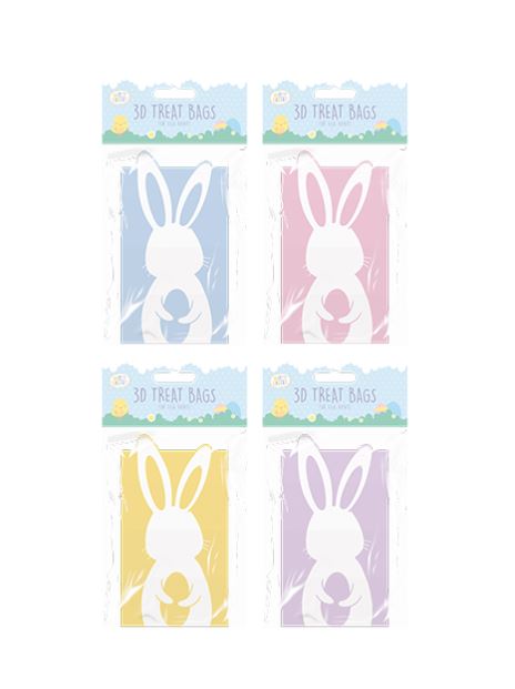 Easter 3D Character Treat Bags - Click Image to Close